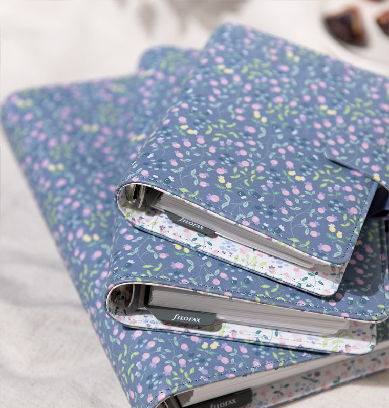 filofax-meadow-a5-organiser-blumenmuster-mit-einlagen-und-accessoires image 6