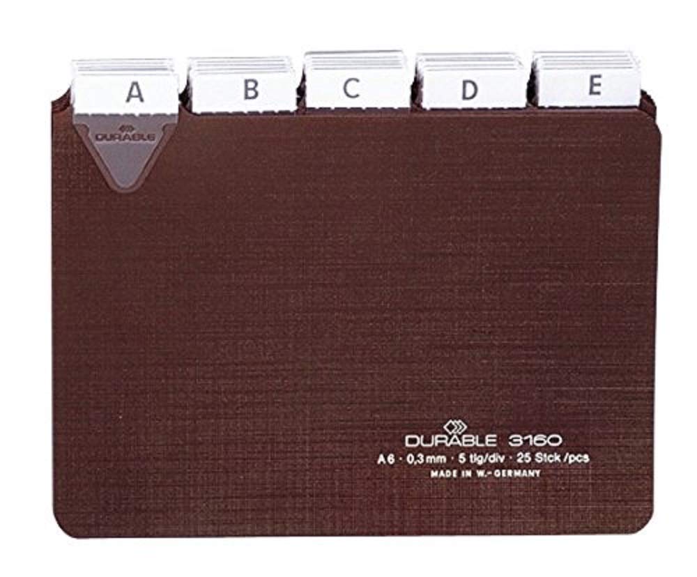durable-leitkarten-din-a5-quer-braun-25-st-ck-315111 image 3