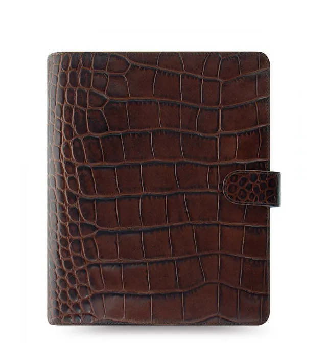 filofax-classic-croc-a5-organiser-kalbleder-mit-krokodilpr-gung image 1