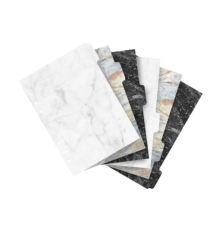 filofax-6er-trennbl-tter-marble-a5-register-sale image 4