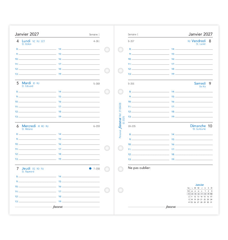 filofax-kalendereinlage-1-woche-2-seiten-franz-sisch-personal-2027 image 4