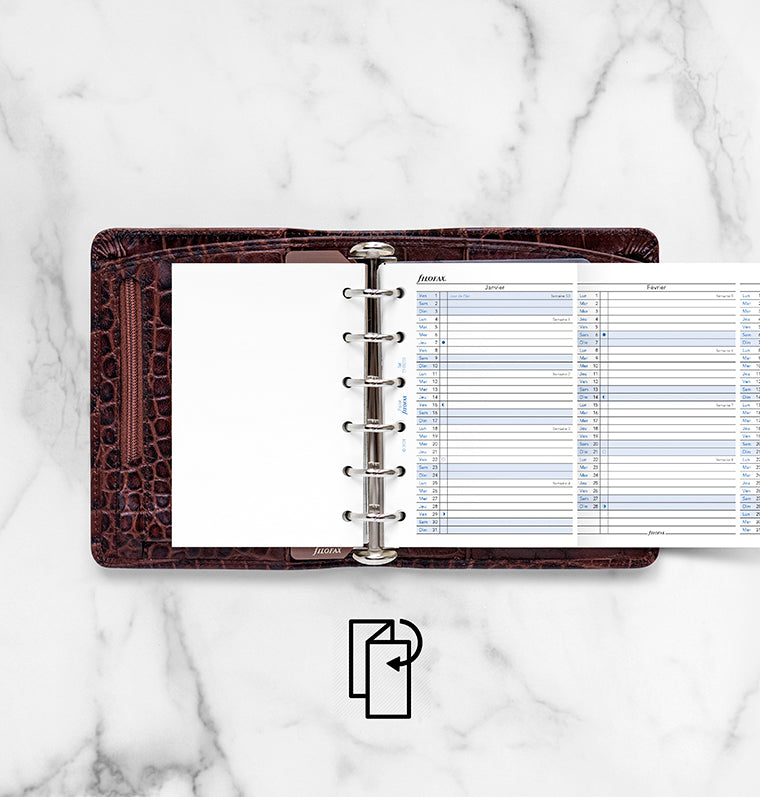 filofax-jahresplaner-franz-sisch-pocket-2027-leporello-kalendereinlage image 3