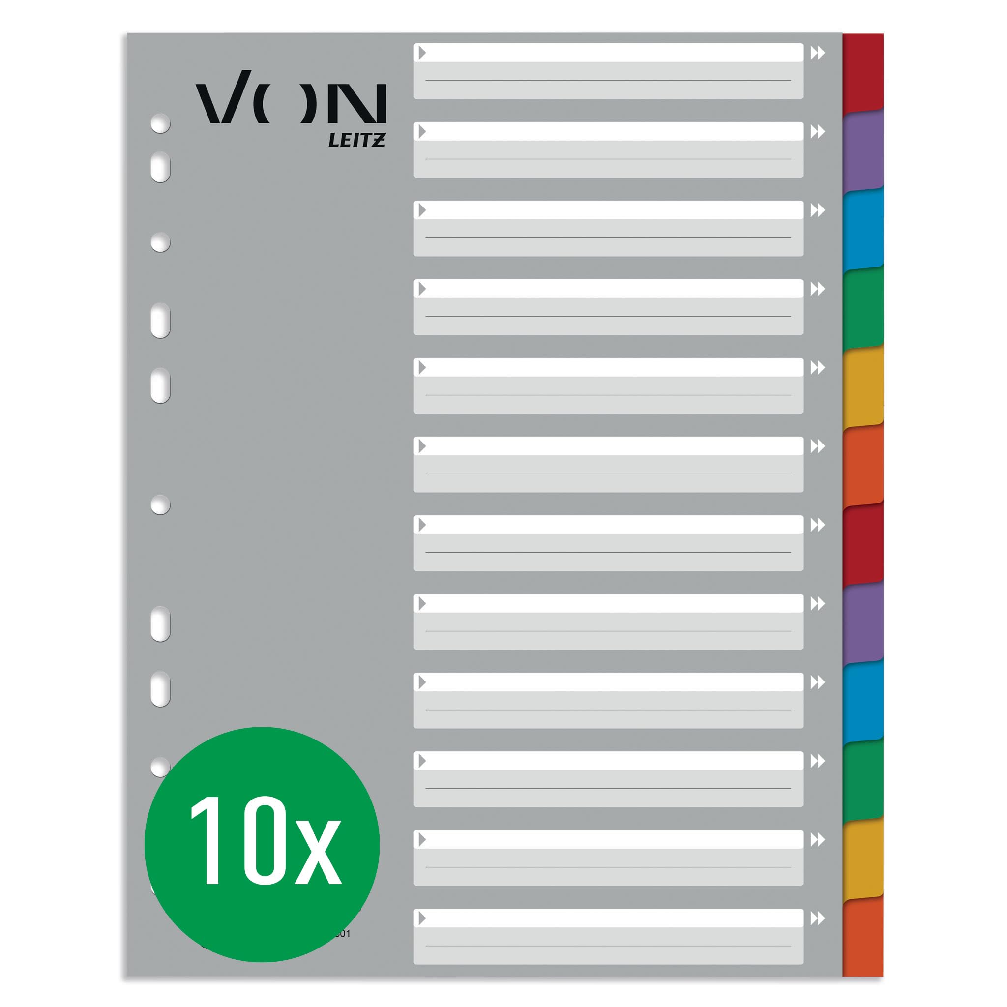 leitz-von-register-a4-5-teilig-extra-breit-10er-pack-recycling-karton-mehrfarbig image 7