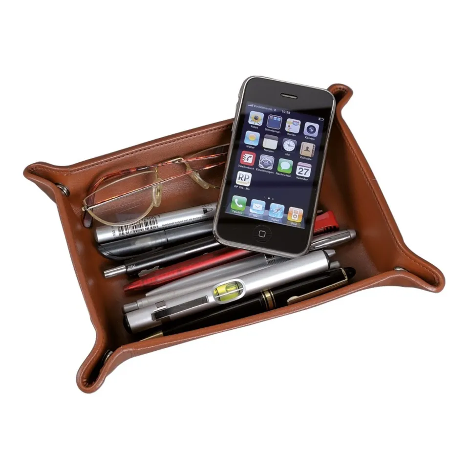 alassio-utensilienschale-emilia-leder-cognac-16x10x4-cm image 1