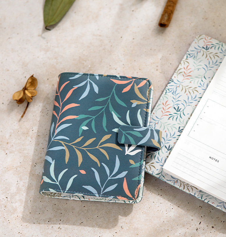 filofax-botanical-pocket-organiser-blattmuster image 5