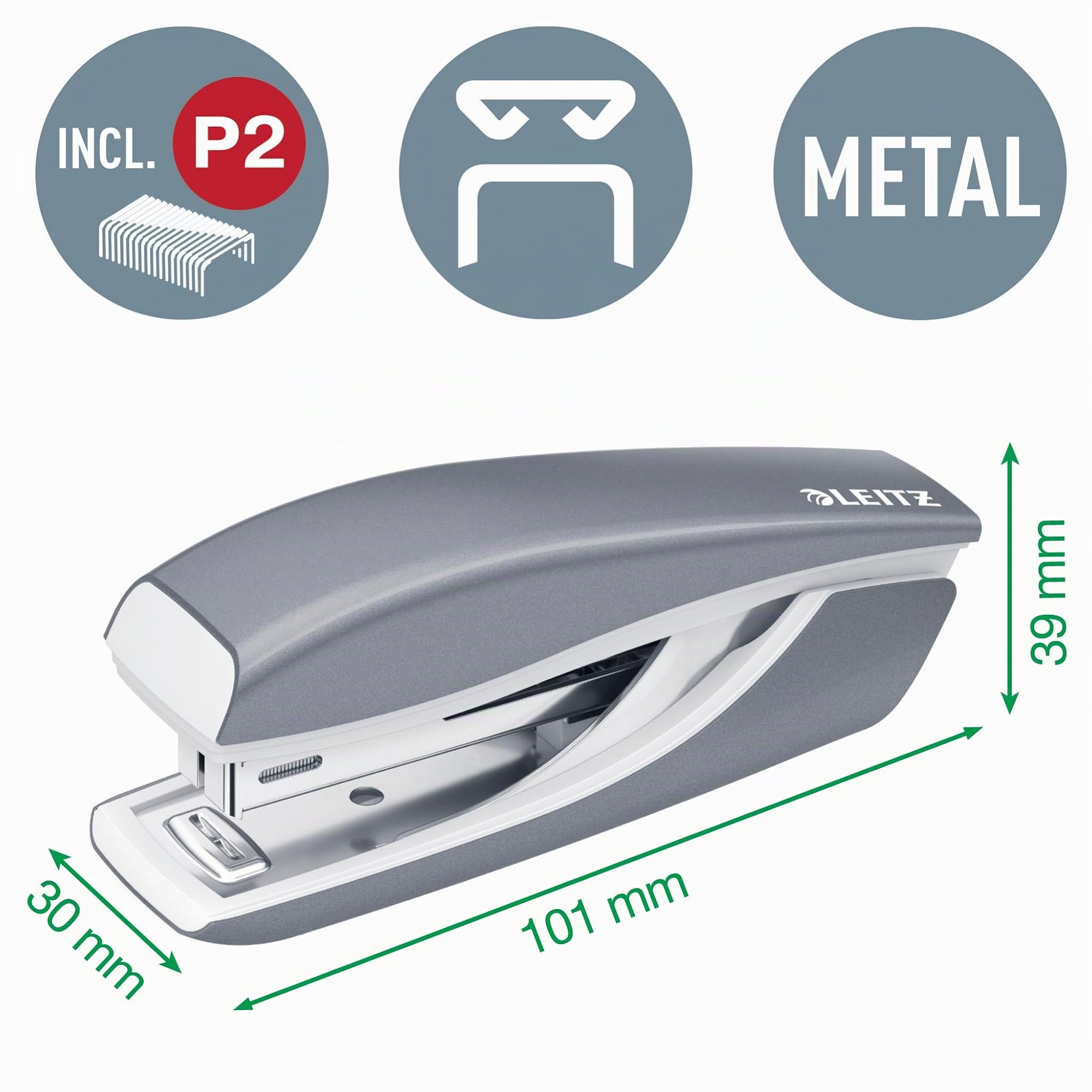 leitz-nexxt-wow-mini-locher-heftger-t-set-perlwei-f-r-10-blatt image 3