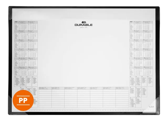durable-kalender-schreibtischunterlage-600x430-mm-25-blatt-schwarz image 1