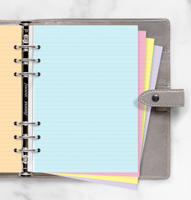 filofax-notizpapier-classic-sortiert-liniert-a5-30-blatt image 2